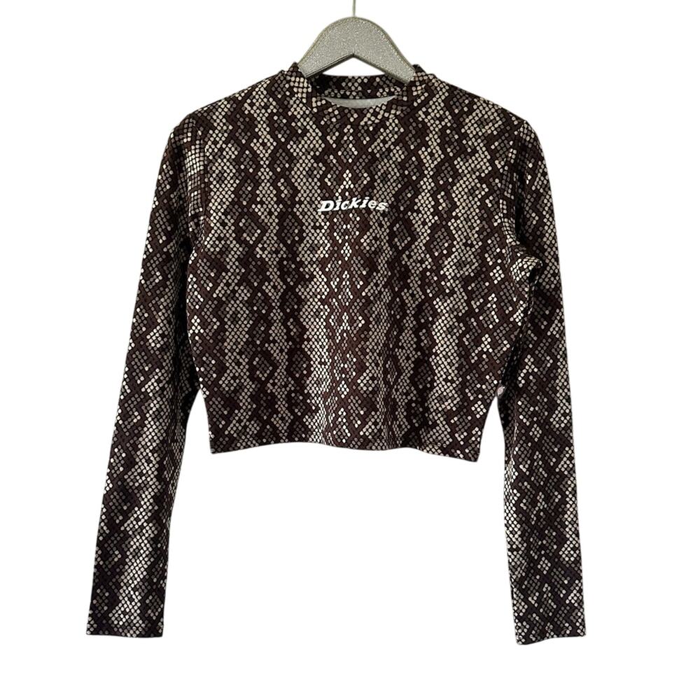 Dickies Camden Tee Long Sleeve Cropped Top NEW
